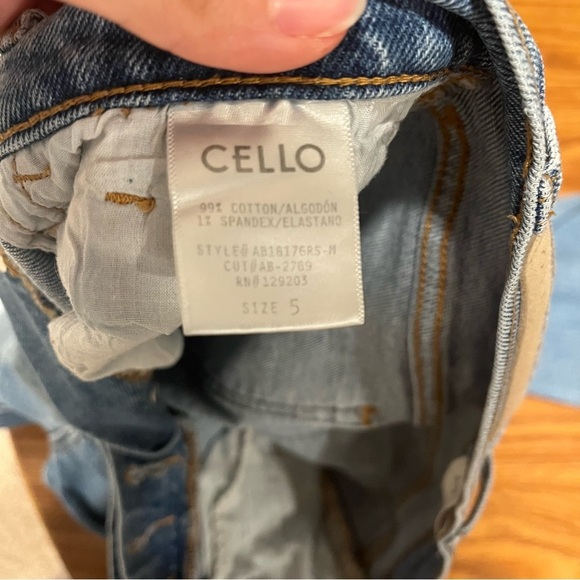Cello Women’s High Rise Straight Leg Jeans Size 5 - Picture 10 of 10